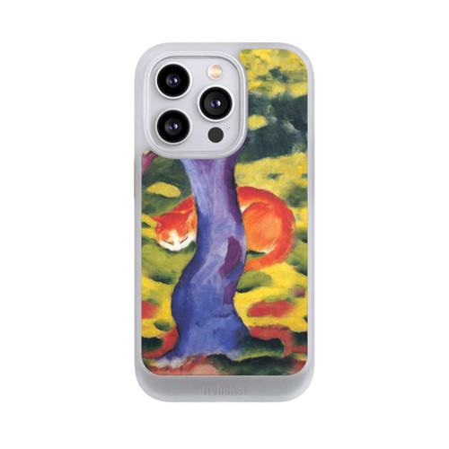 Apple iPhone 14 Pro NIVOcore Cat Behind Tree by Franz Marc
