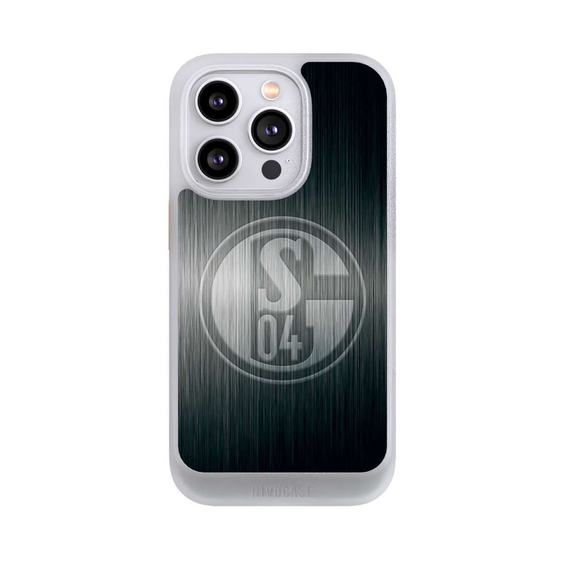iPhone 14 Pro NIVOcore Schalke 04 Metall Look