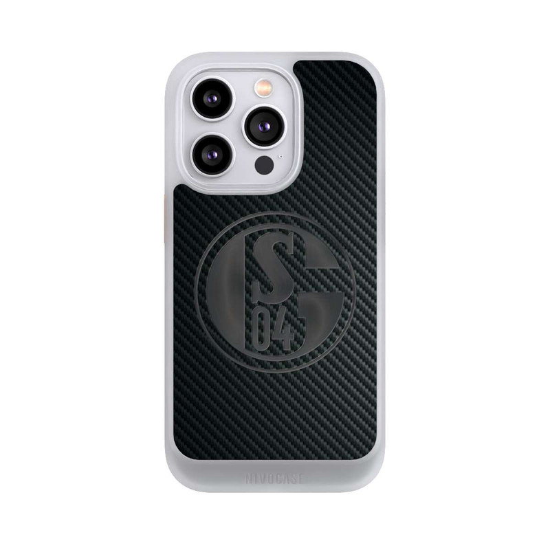 iPhone 14 Pro NIVOcore Schalke 04 Carbon Look