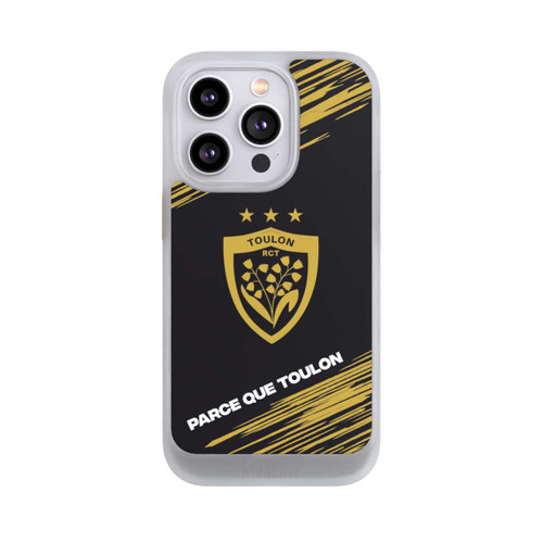Apple iPhone 14 Pro NIVOcore RCT Logo Gold Monochrom
