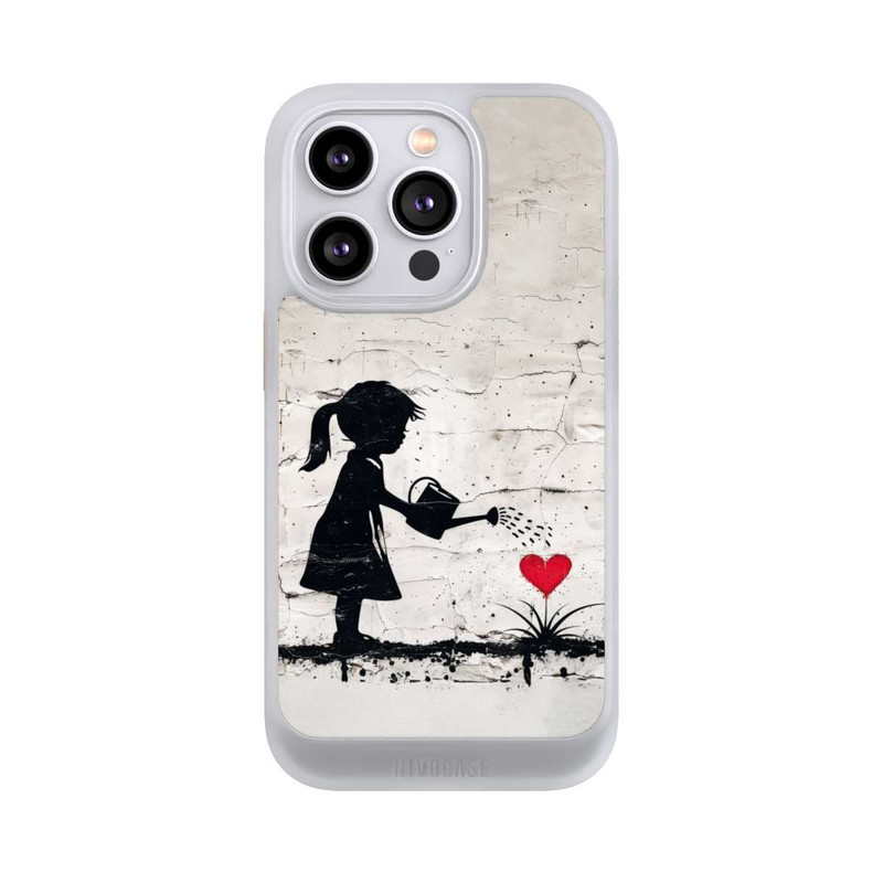 iPhone 14 Pro NIVOcore Girl Watering Bunch of Flowers 