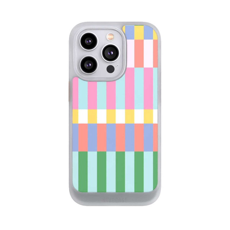 iPhone 14 Pro NIVOcore Checked Theme Pastel