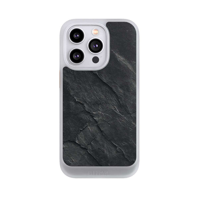 iPhone 14 Pro NIVOcore Dunkler Schiefer Look