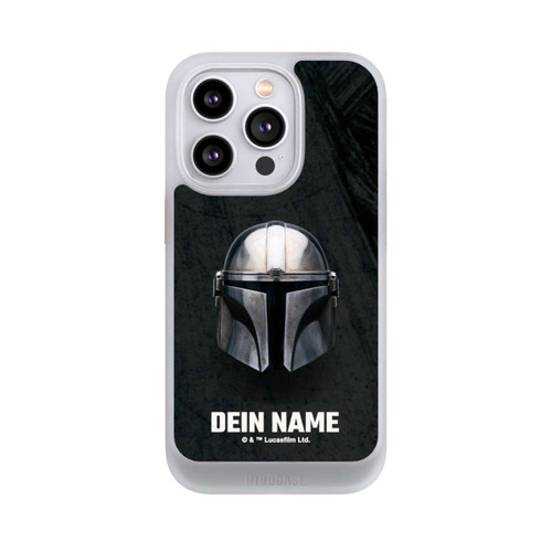 Apple iPhone 14 Pro NIVOcore Star Wars Mandalorian Black Helmet Personalisierbar