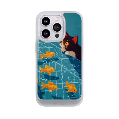 Apple iPhone 14 Pro NIVOcore Cat in a Pool with AI