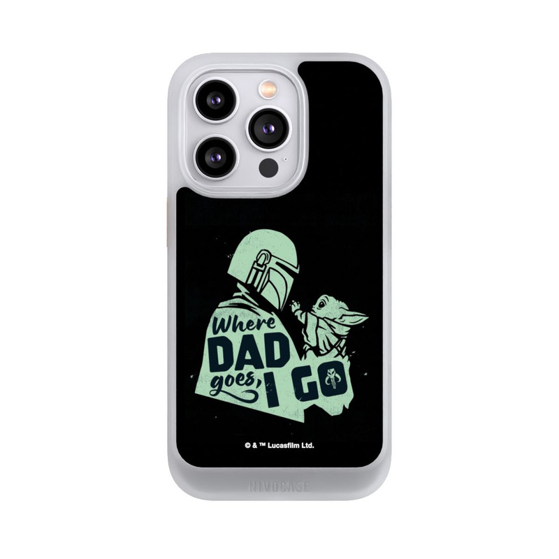 iPhone 14 Pro NIVOcore Grogu - Where dad goes,I go