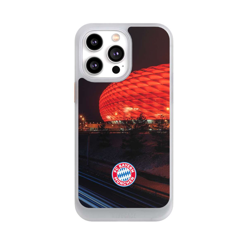 iPhone 14 Pro Max NIVOcore Allianz Arena bei Nacht FCB
