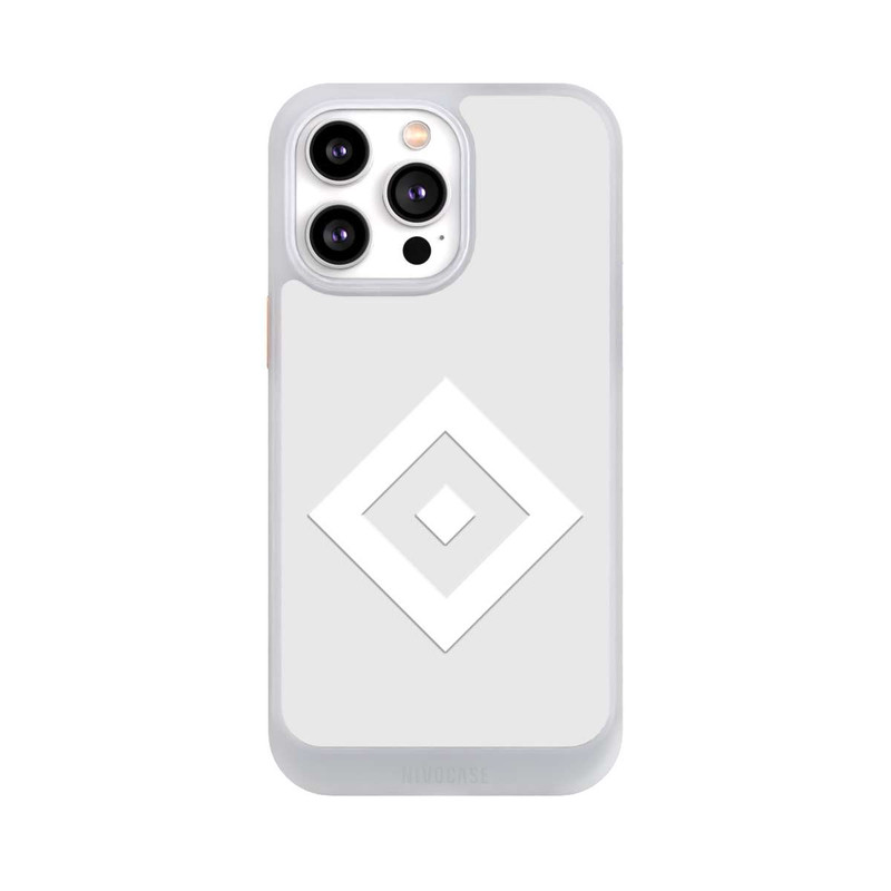iPhone 14 Pro Max NIVOcore Rauten Logo auf HSV Grau