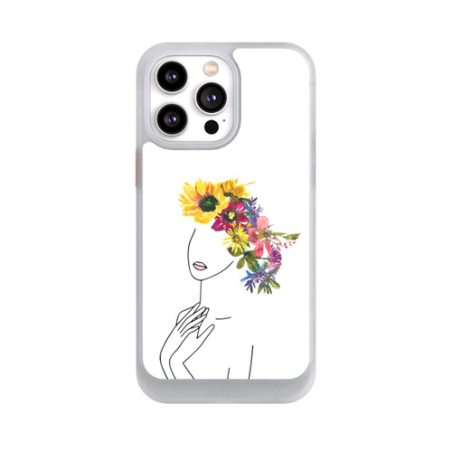 Apple iPhone 14 Pro Max NIVOcore Line Art Frau mit Blumenkrone