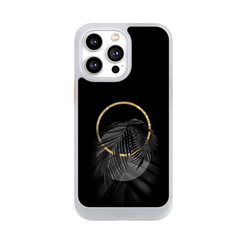 Apple iPhone 14 Pro Max NIVOcore tropische Blätter schwarz