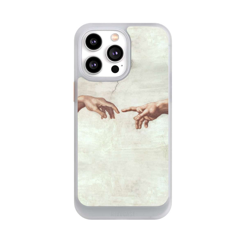 iPhone 14 Pro Max NIVOcore Die Hände von Gott und Adam von Michelangelo Buonarroti