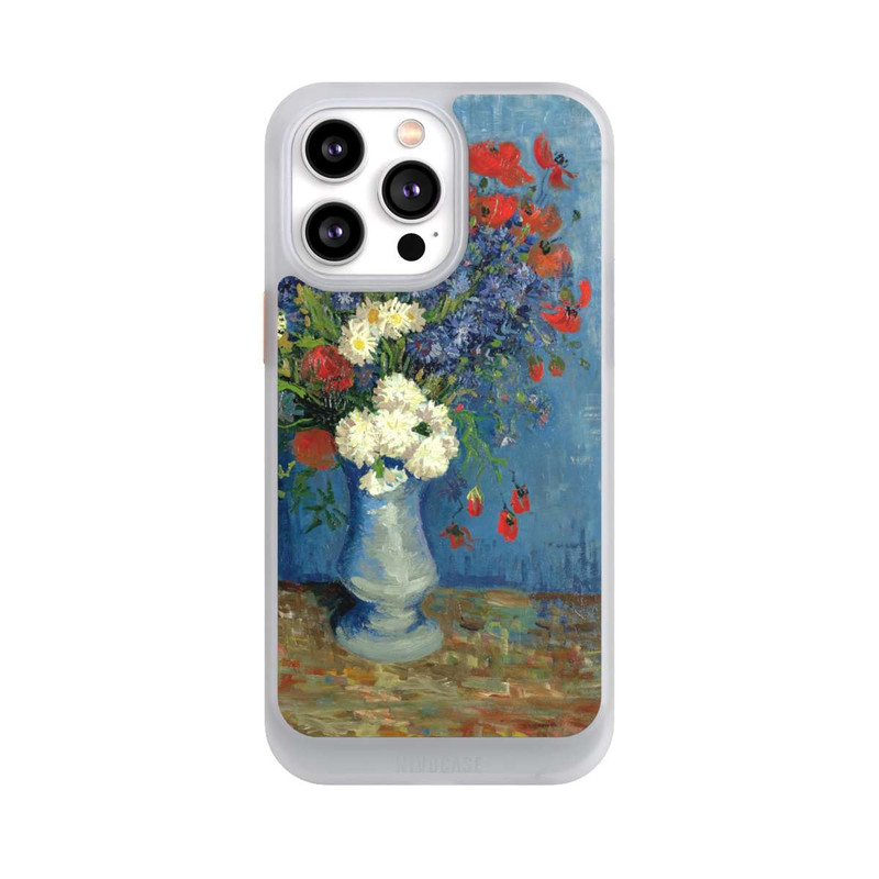 iPhone 14 Pro Max NIVOcore Stillleben Vase mit Kornblumen und Mohnblumen von Vincent Van Gogh