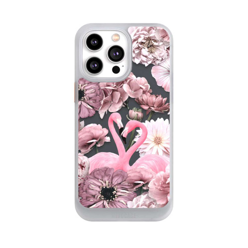 Apple iPhone 14 Pro Max NIVOcore Flamingos in Blumen Muster