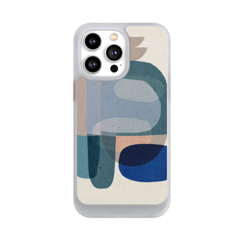 Apple iPhone 14 Pro Max NIVOcore Stein Nr. 3 Blau