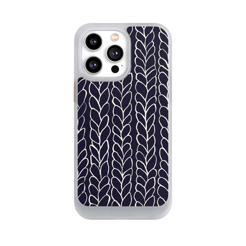 Apple iPhone 14 Pro Max NIVOcore gezeichnete Wollzöpfe Marine