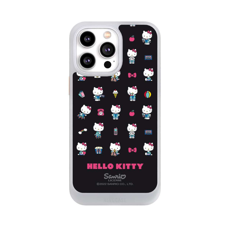iPhone 14 Pro Max NIVOcore Hello Kitty 90s Schwarz