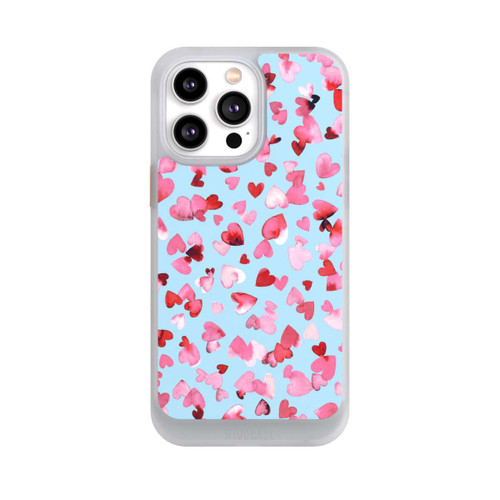Apple iPhone 14 Pro Max NIVOcore Valentinstagsherzen in rosa blau