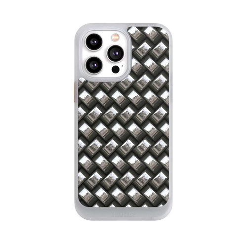 Apple iPhone 14 Pro Max NIVOcore Glamour Silver Metal