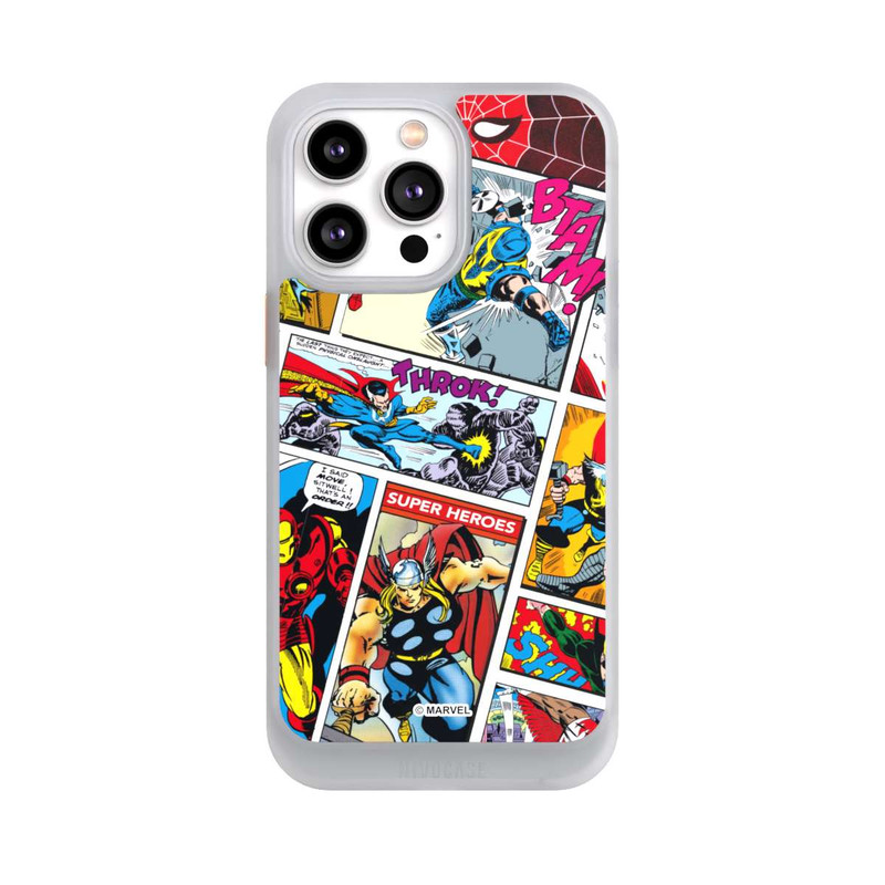 iPhone 14 Pro Max NIVOcore Marvel Retro Comic Blue