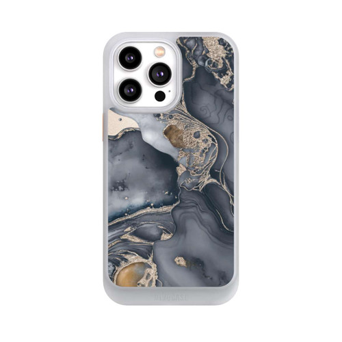 Apple iPhone 14 Pro Max NIVOcore Alcohol Ink Gold Grau mit KI