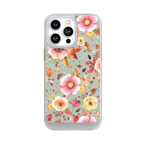 Apple iPhone 14 Pro Max NIVOcore Herbstblumen Weiches Grün