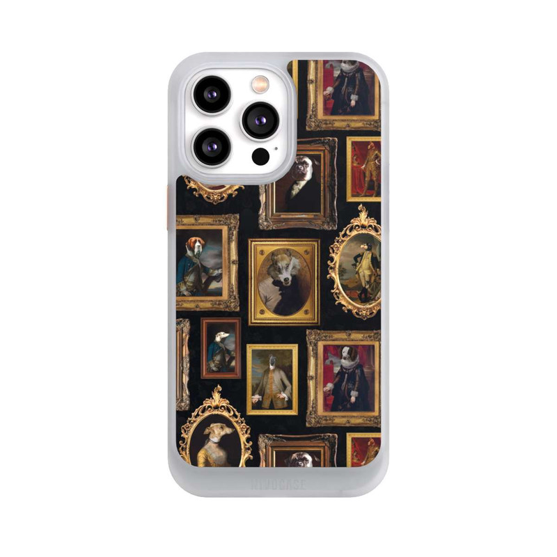 iPhone 14 Pro Max NIVOcore Dog Ancient Frame Pattern with AI