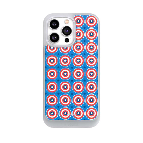Apple iPhone 14 Pro Max NIVOcore Captain American Shield Pattern