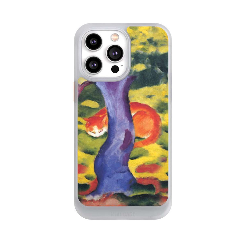 iPhone 14 Pro Max NIVOcore Katze hinter Einem Baum von Franz Marc