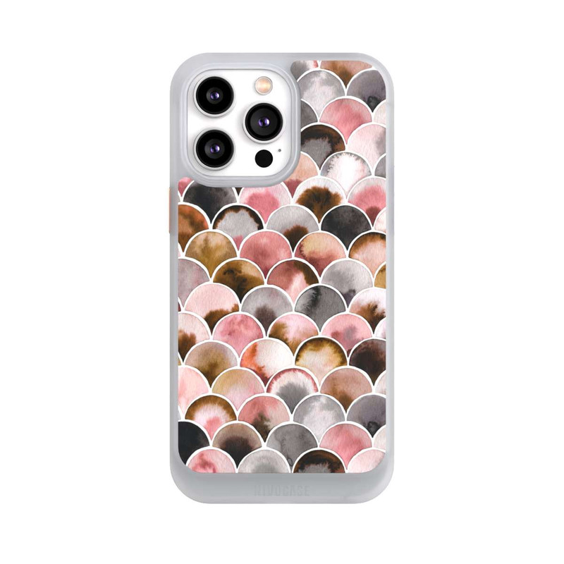 iPhone 14 Pro Max NIVOcore Japandi Scales Pink Brown