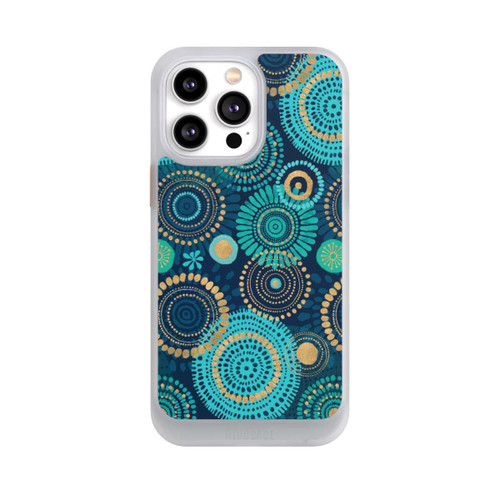 Apple iPhone 14 Pro Max NIVOcore Blockprint India Teal Gold