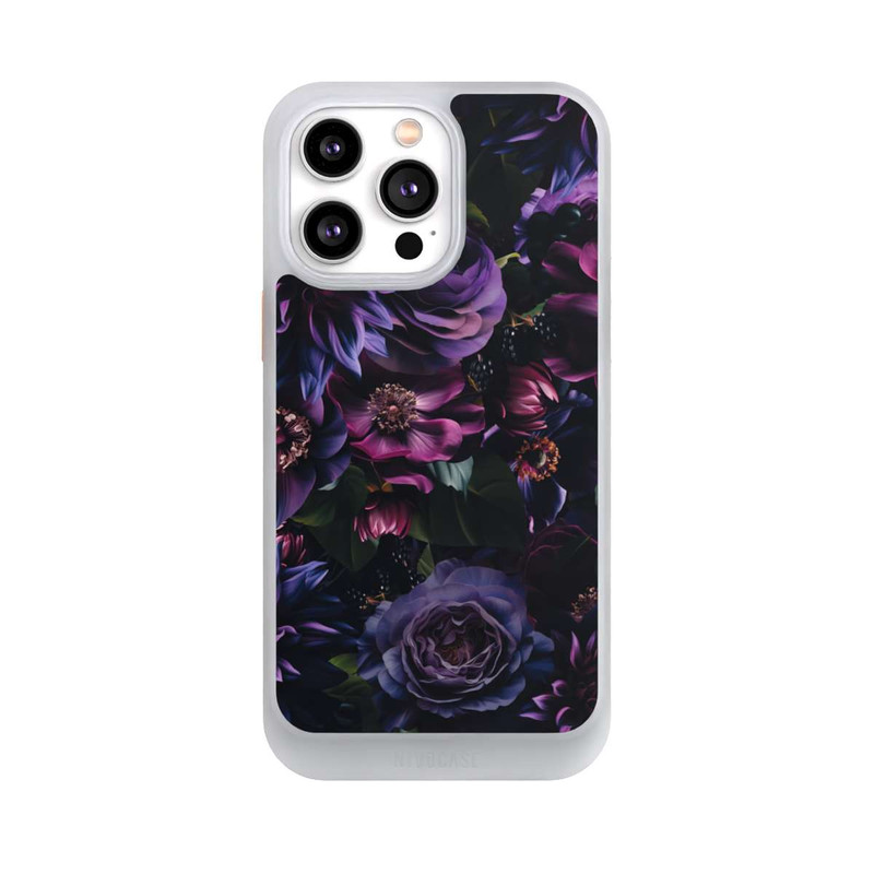 iPhone 14 Pro Max NIVOcore Dunkle Lila Blüten 