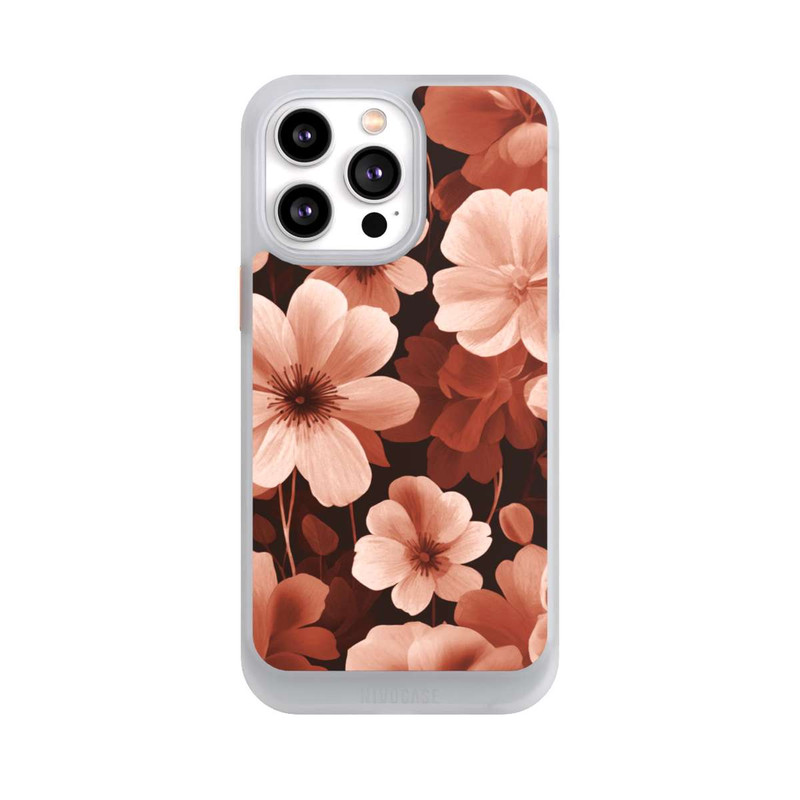 iPhone 14 Pro Max NIVOcore Rote Negativblumen mit KI