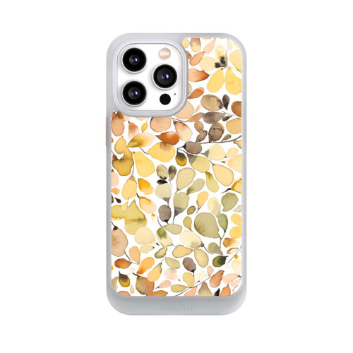 Apple iPhone 14 Pro Max NIVOcore Eukalyptus Aquarellblätter Braun Herbst