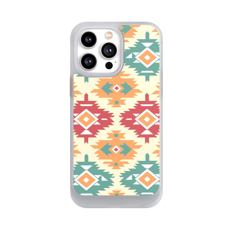 iPhone 14 Pro Max NIVOcore Modern Tribal Boho Aztec Geometric Design 1