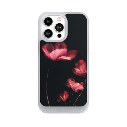 Apple iPhone 14 Pro Max NIVOcore Burgunder Blüten schwarz