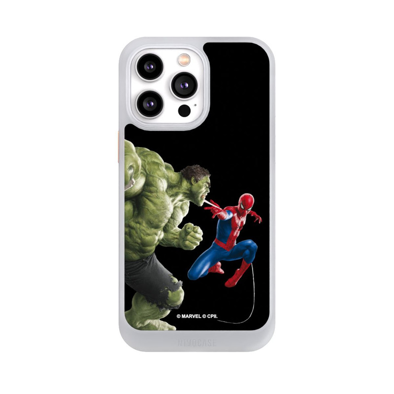 iPhone 14 Pro Max NIVOcore Spider-Man affronte Hulk