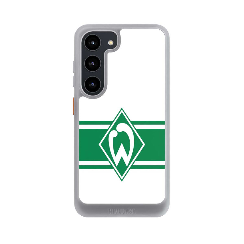 Galaxy S23 NIVOcore Werder Stripes White
