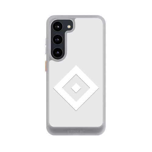 Samsung Galaxy S23 NIVOcore Rauten Logo auf HSV Grau