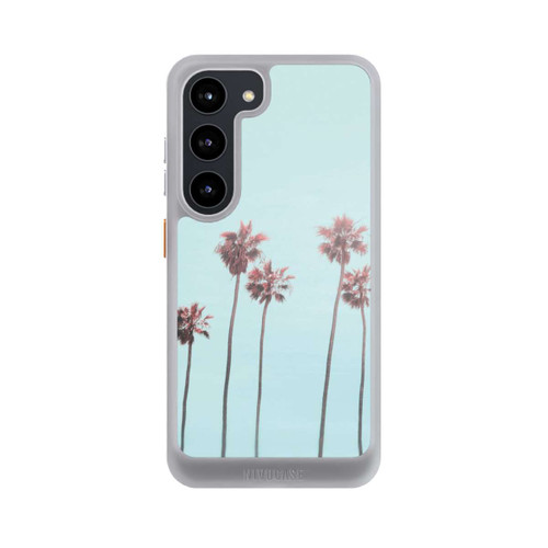 Samsung Galaxy S23 NIVOcore Paradis des palmiers de plage rose