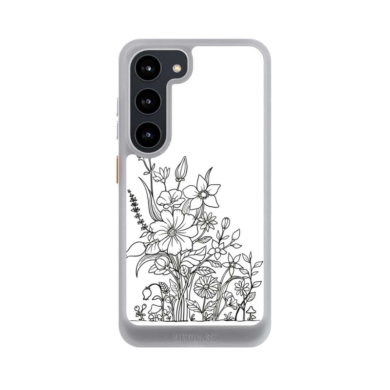 Galaxy S23 NIVOcore Flowers Line Art