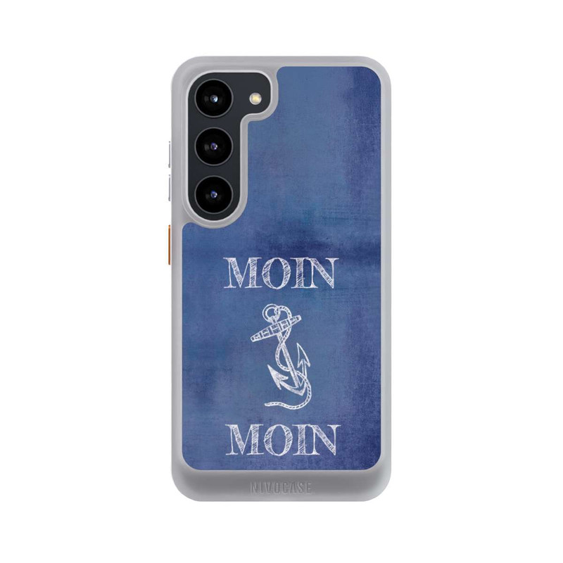 Galaxy S23 NIVOcore Moin Anker grunge blau