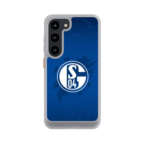 Samsung Galaxy S23 NIVOcore Schalke 04 Farbe Fleck Blau