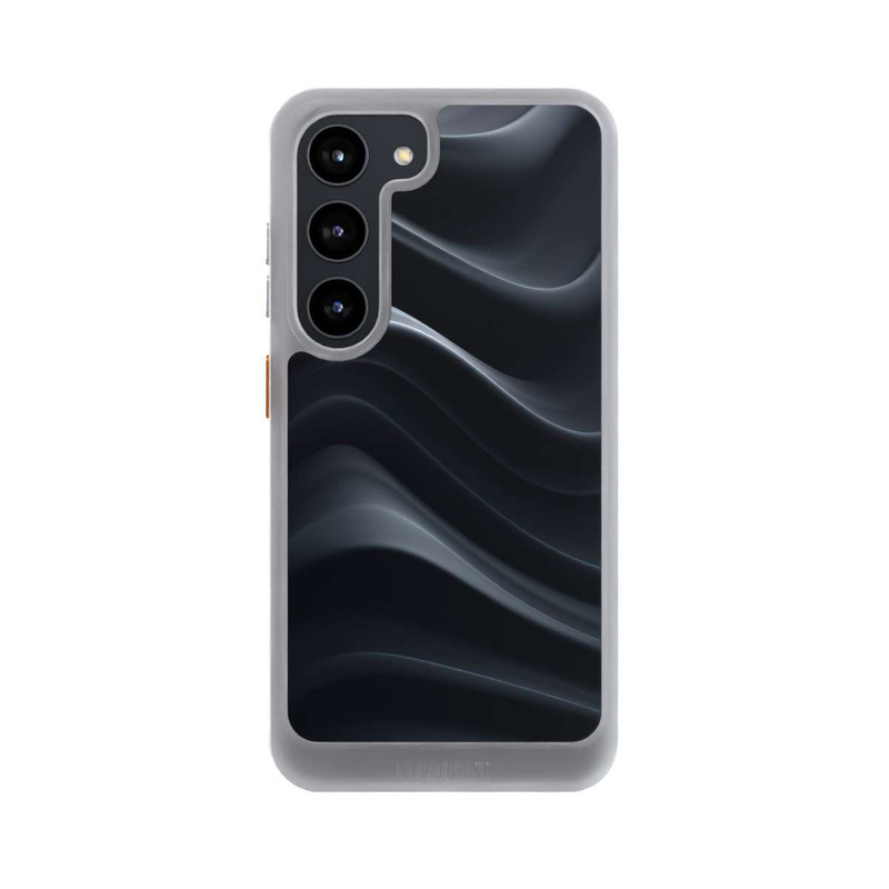 Galaxy S23 NIVOcore Black Waves Texture