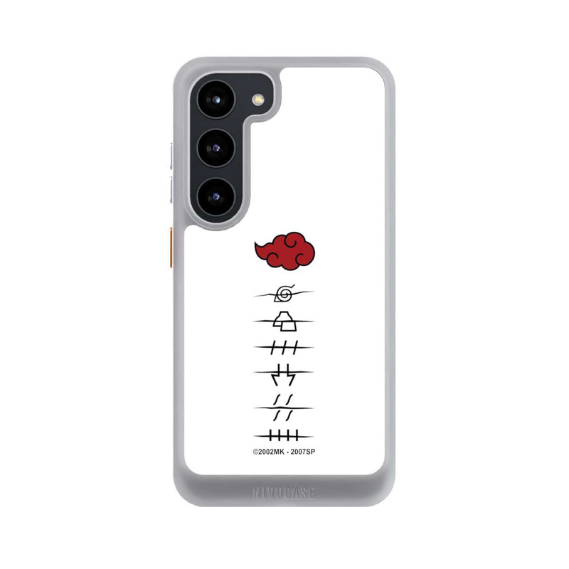Galaxy S23 NIVOcore Akatsuki member symbols white