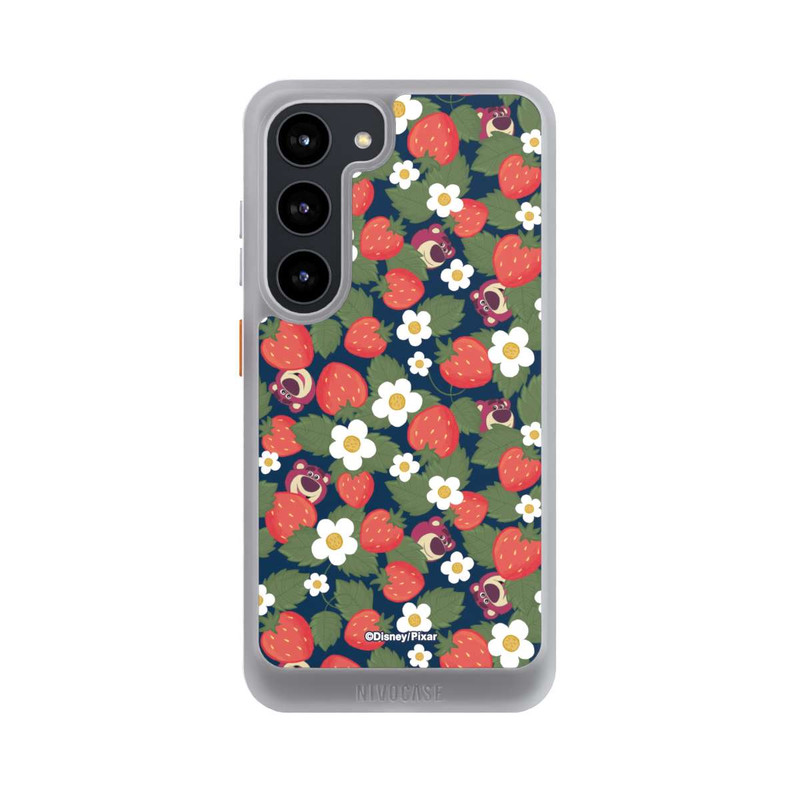 Galaxy S23 NIVOcore Lotso Toy Story Strawberry Flower Pattern