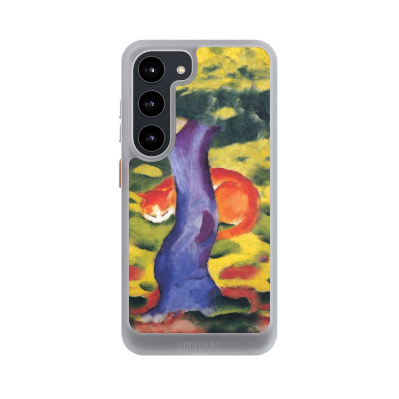Galaxy S23 NIVOcore Cat Behind Tree by Franz Marc