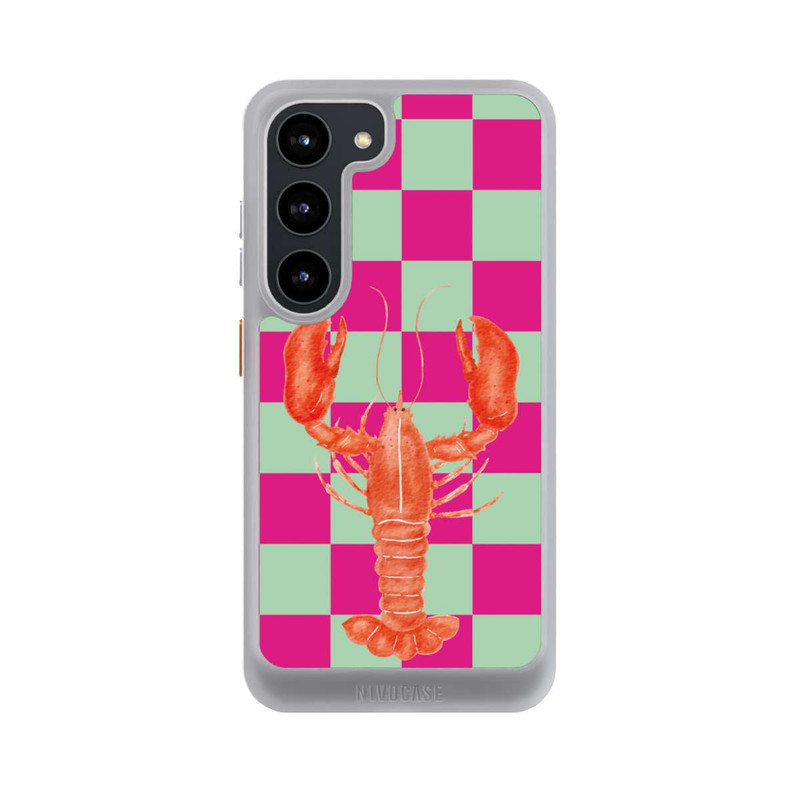 Galaxy S23 NIVOcore Pink Checkers Lobster