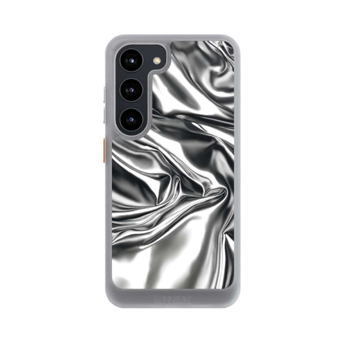 Samsung Galaxy S23 NIVOcore Shiny Chrome Silver avec IA