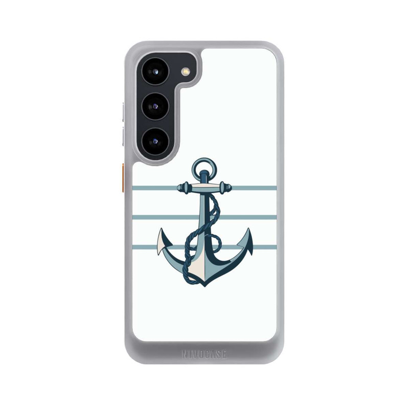 Galaxy S23 NIVOcore Anchor Line White with AI
