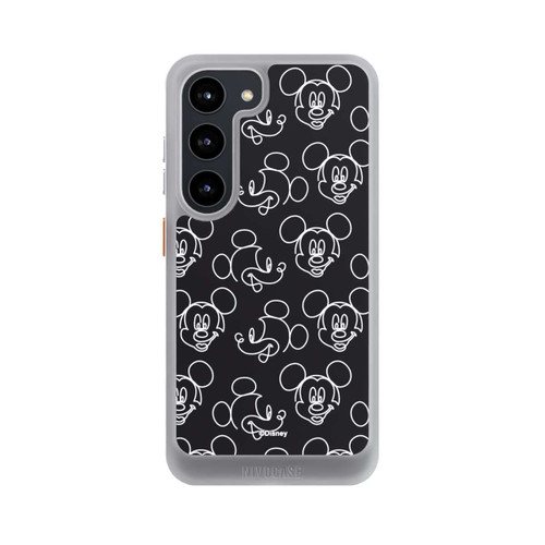 Samsung Galaxy S23 NIVOcore Disney Mickey Faces Black Line Art Pattern